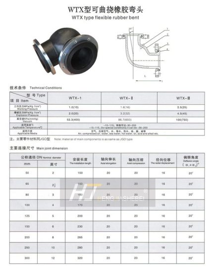 橡胶弯头